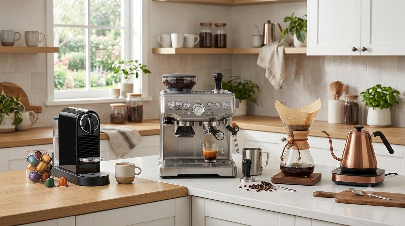 Qual Cafeteira Escolher? Cápsula, Expresso ou Filtro: Descubra a Melhor Opção para Sua Cozinha