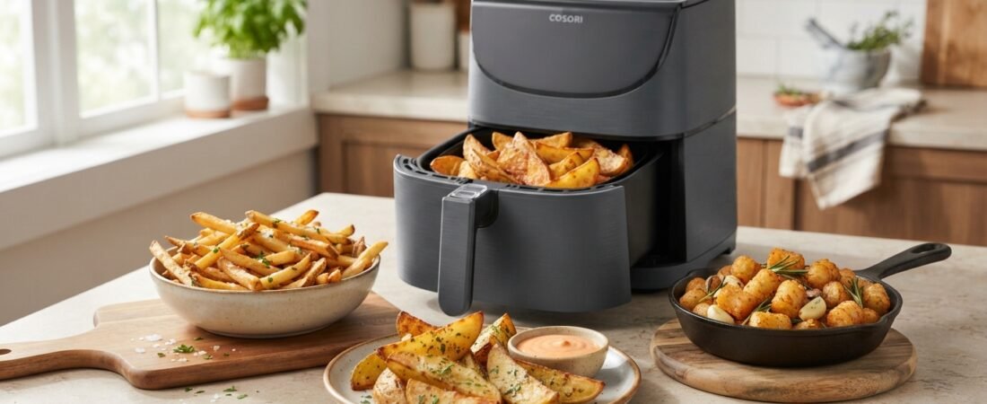 Batata na Air Fryer: O Guia Completo dos 4 Tipos Mais Usados e Como Preparar Cada Um