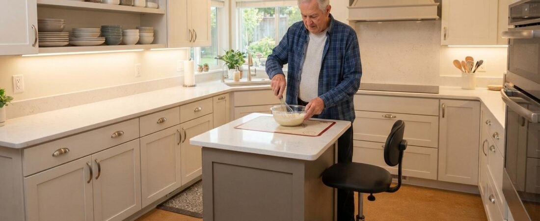 Cozinha Segura para Idoso com Tremor: Como Adaptar o Ambiente para Parkinson e Tremor Essencial
