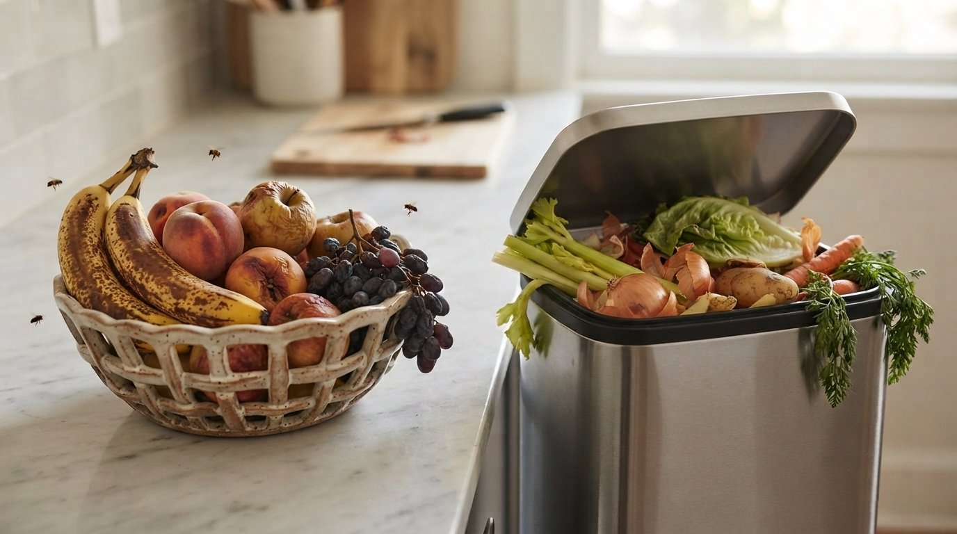 Desperdício de Alimentos: Por Que Frutas, Verduras e Sobras Estragam Antes de Serem Consumidas