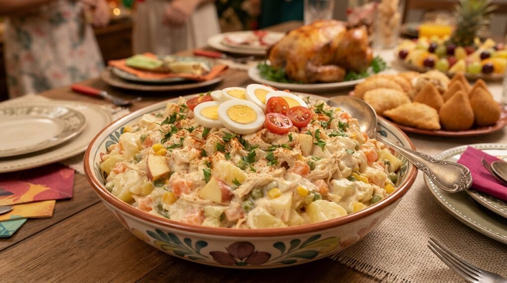 Maionese Caseira - Salada de Maionese.