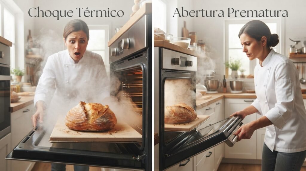 O Choque Térmico e a Abertura Prematura do Forno.