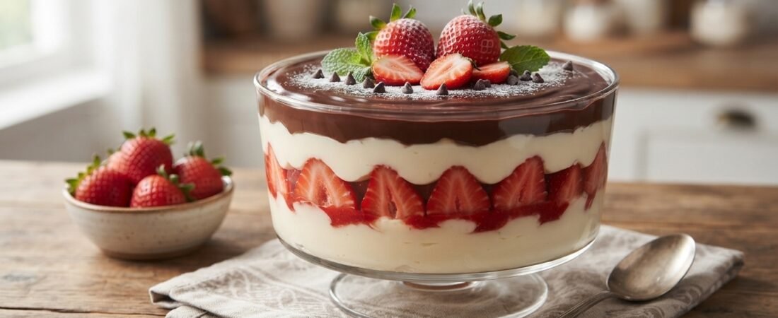 Sobremesa de morango fácil e barata: receita cremosa com chocolate e cuidados para preparar com segurança