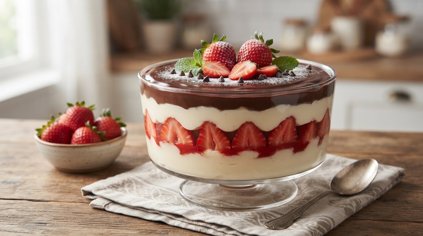 Sobremesa de morango fácil e barata: receita cremosa com chocolate e cuidados para preparar com segurança