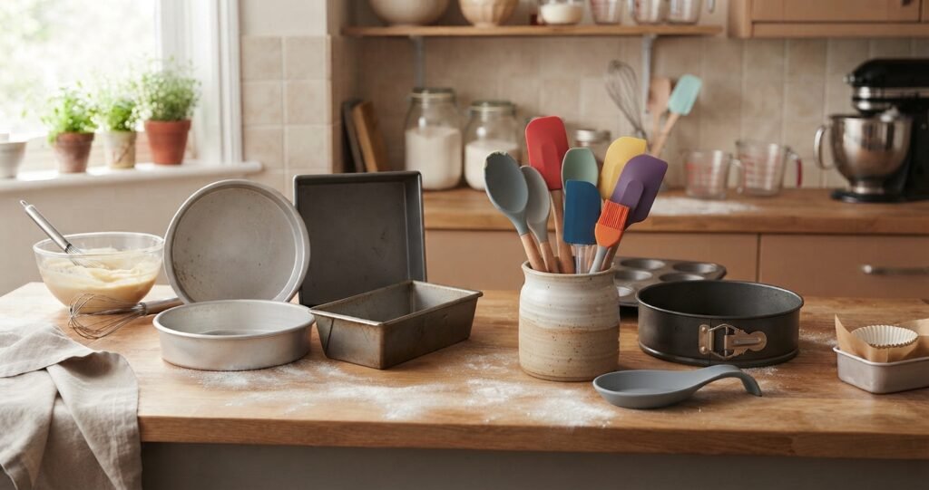 Utensílios de Cozinha Essenciais: Colher de Silicone 