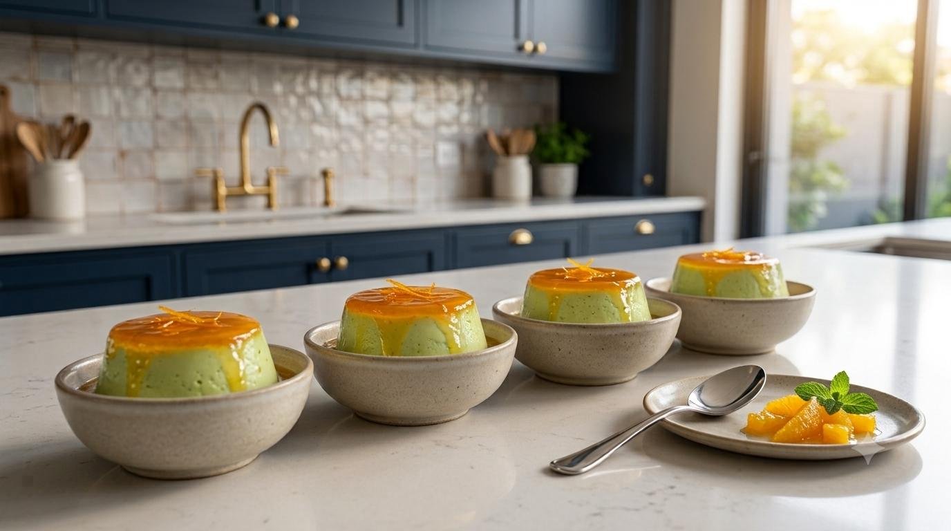 Mousse de Abacate com Calda de Laranja: Receita Fácil e Sem Forno