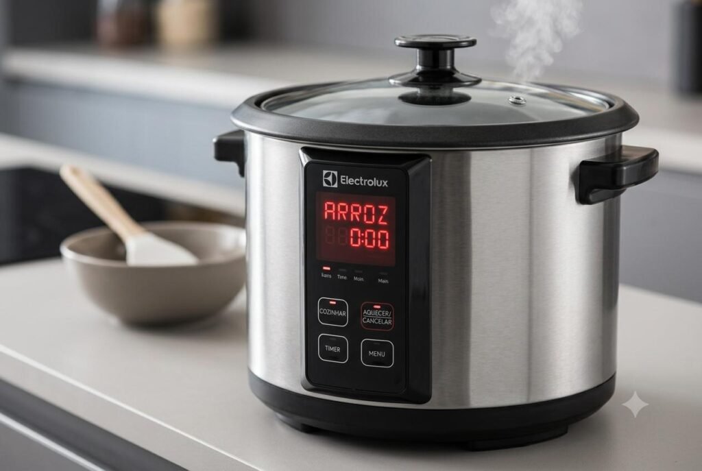 Panela Elétrica de Arroz com Painel de LED em destaque: Melhor Panela Elétrica de Arroz: Comparamos 3 panelas elétricas de arroz — veja capacidade, funções e qual vale mais o seu dinheiro para sua cozinha.