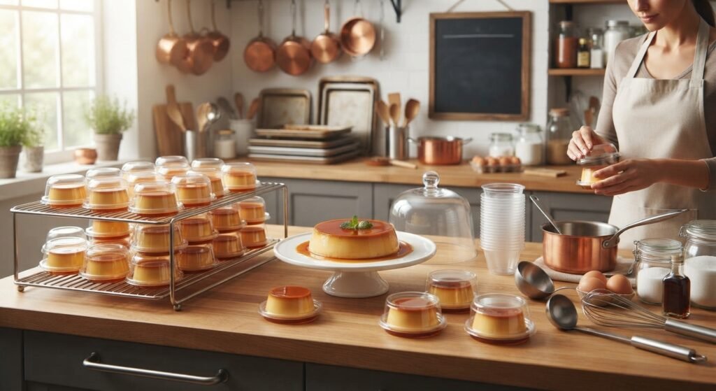 produtividade nas preparações de Pudins Gourmet.