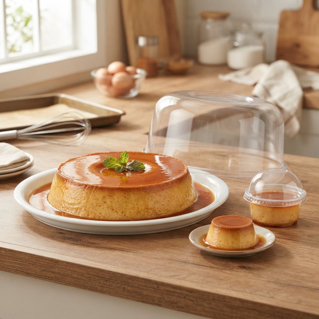 Opções de Pudins Gourmet Inteiro ou Individual para vendas.