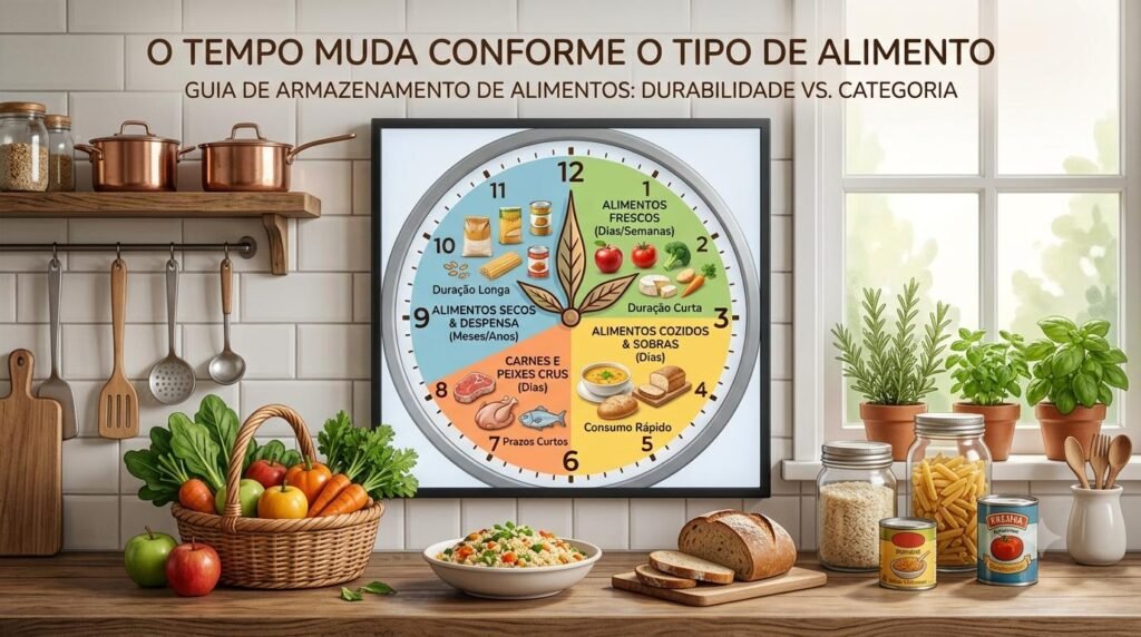 Quanto Tempo a Comida pode Ficar fora da geladeira: Indicadores de tempo: Durabilidade Vs Categoria.