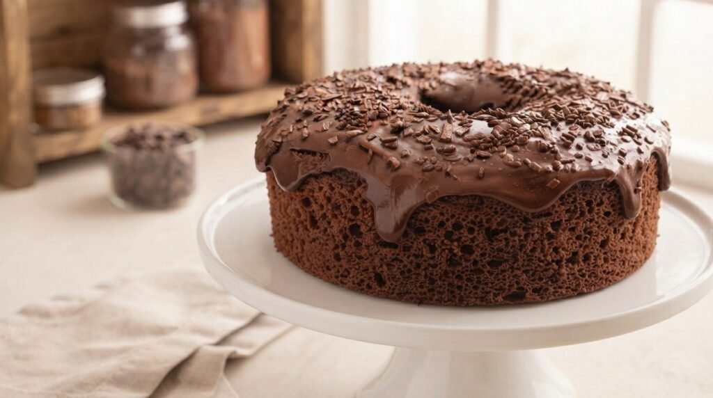 Bolo de Chocolate.