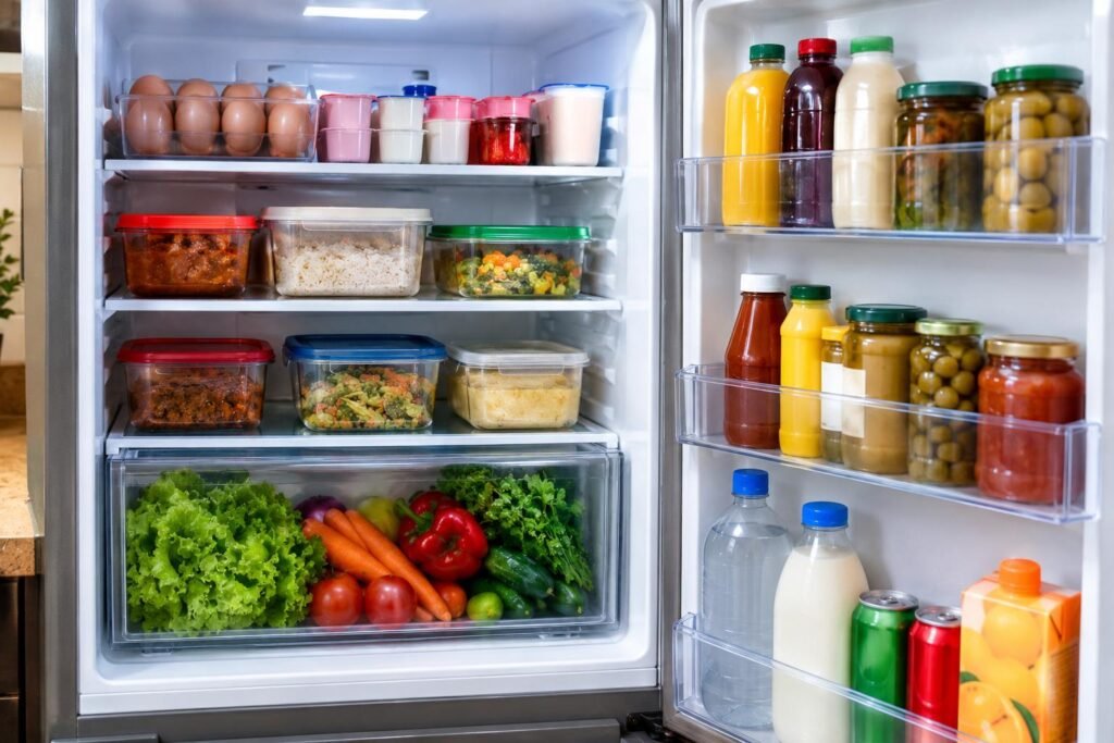 Cada item no seu lugar: o mapa que protege os alimentos na geladeira.